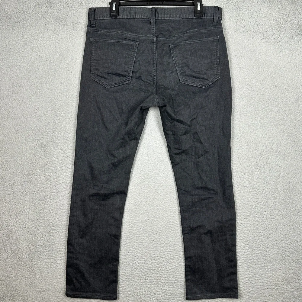 Banana Republic Travel Jeans Mens 33X30 Grey Slim Fit Straight Leg Denim Stretch